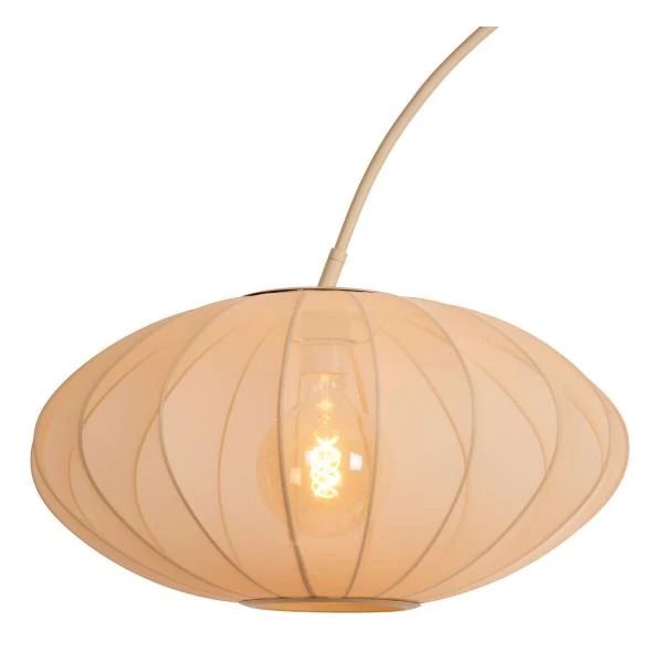 Corina Booglamp-beige-1xe27-40w-stof
