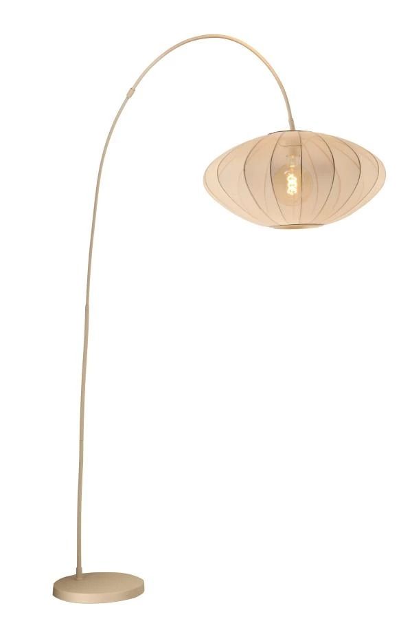 Corina Booglamp-beige-1xe27-40w-stof
