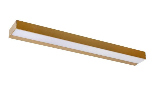 Lucide alexa - wandlamp badkamer - led - 1x8w 3000k - ip44 - mat goud  messing