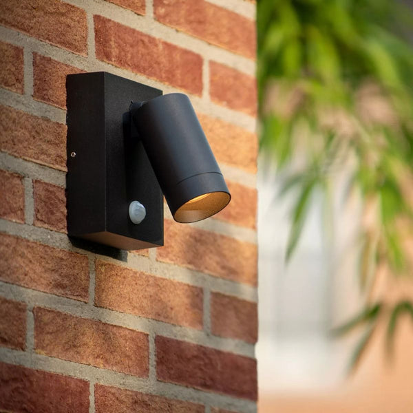 Wandspot Buiten 1xGU10 IP54 Zwart