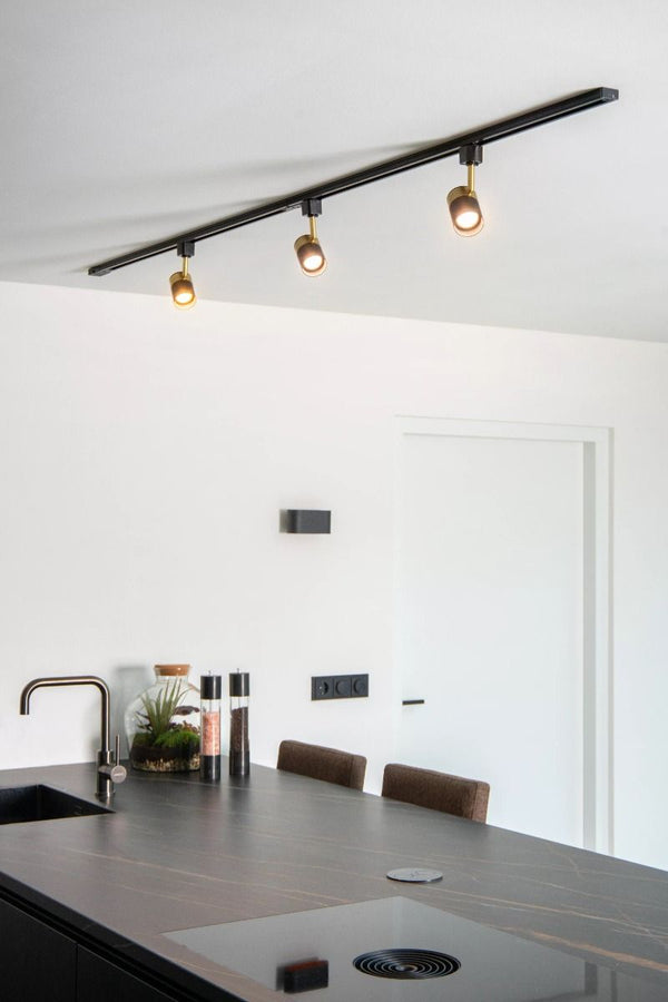 Lucide track - floris spot - railverlichting - 1xgu10 - zwart