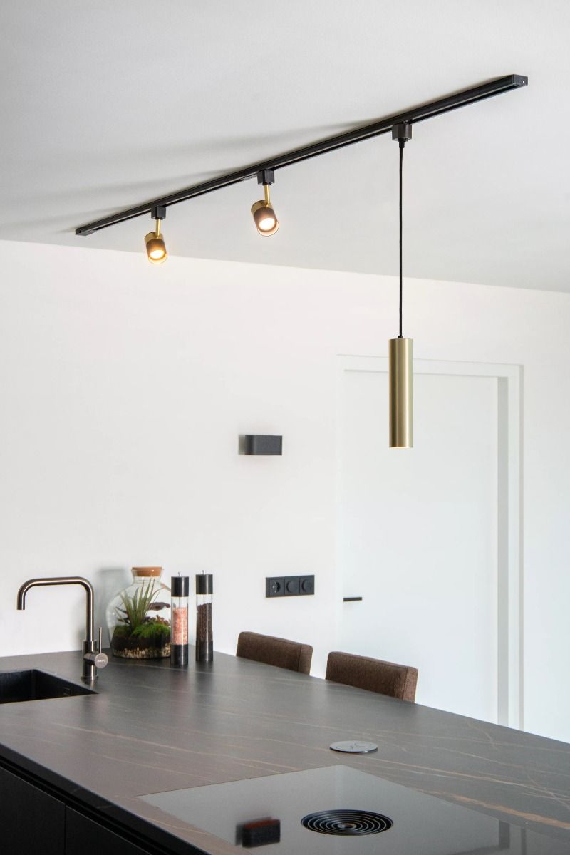 Lucide track - floris spot - railverlichting - 1xgu10 - zwart
