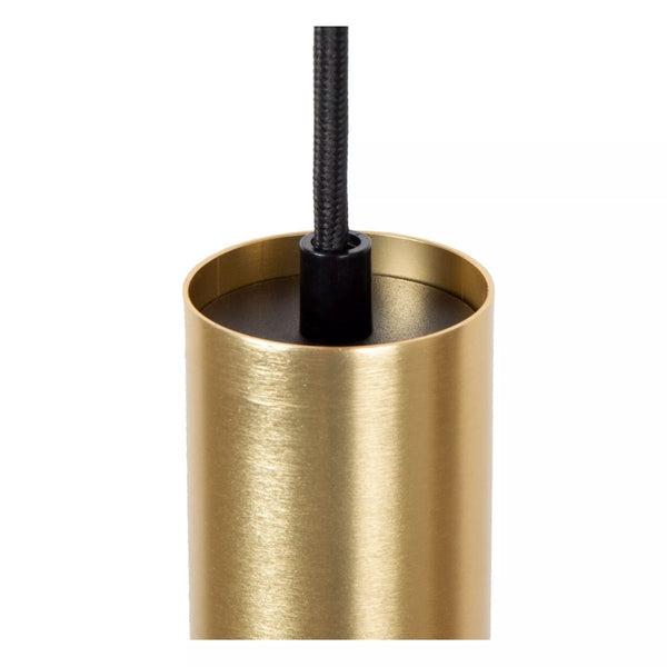 Lucide track floris pendel - railverlichting - 1xgu10 - mat goud  messing