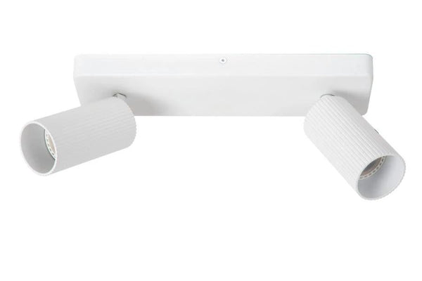 Lucide clubs - plafondspot - 2xgu10 - wit