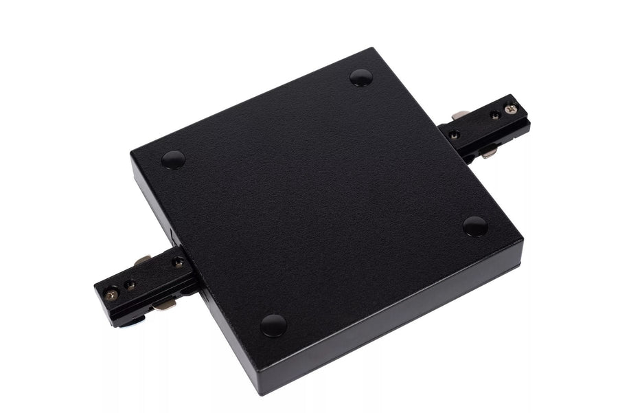 Lucide track double power supply - 1-fase railsysteem/ railverlichting - double - c - zwart (uitbreiding)