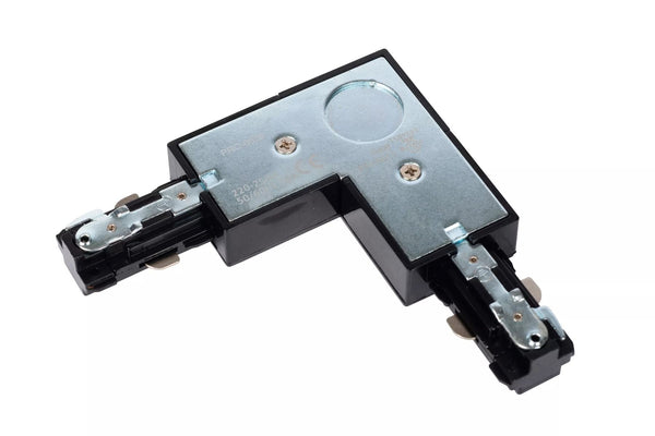 Lucide track l-koppelstuk - 1-fase railsysteem / railverlichting - 230v - rechts - zwart (accessoire)