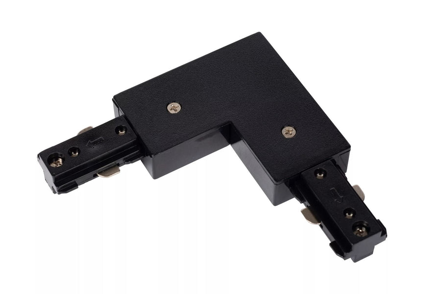 Lucide track l-koppelstuk - 1-fase railsysteem / railverlichting - 230v - rechts - zwart (accessoire)