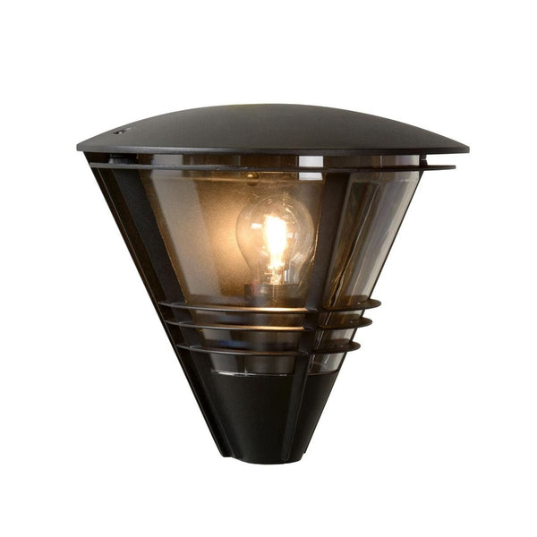 Wandlamp Buiten 1xE27 IP44 Zwart