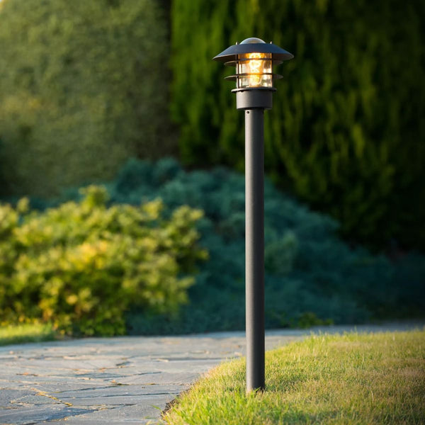 Lantaarnpaal Buiten Ø 21,8 cm 1xE27 IP44 Zwart
