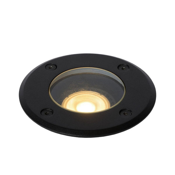 Grondspot Buiten Ø 10,8 cm 1xGU10 IP67 Zwart