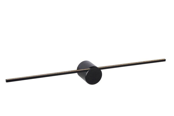 Wandlamp Badkamer LED 1x6W 2700K IP44 Zwart
