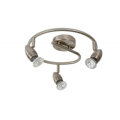 LED Plafondspot Ø 31 cm LED GU10 3x5W 2700K Mat chroom
