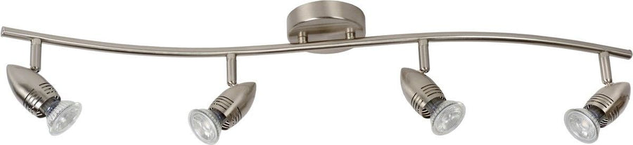 LED Plafondspot LED GU10 4x5W 2700K Mat chroom