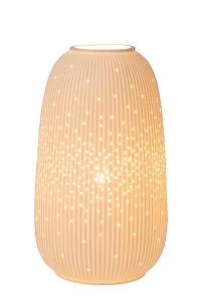 Lucide flores - tafellamp - o14,1 cm - 1xe14 - wit