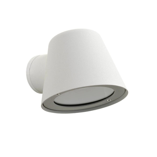 LED Wandlamp Buiten LED Dimb. GU10 1x5W 3000K IP44 Wit