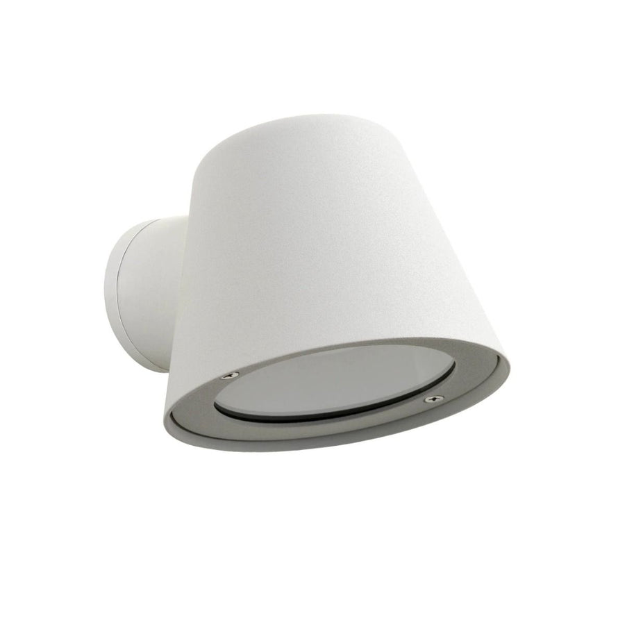 LED Wandlamp Buiten LED Dimb. GU10 1x5W 3000K IP44 Wit
