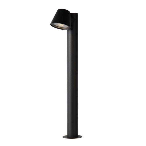 LED Sokkellamp Buiten Ø 11,5 cm LED Dimb. GU10 1x4,5W 3000K IP44 Antraciet