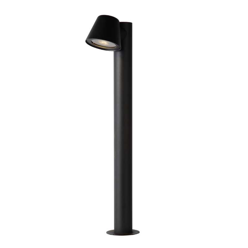 LED Sokkellamp Buiten Ø 11,5 cm LED Dimb. GU10 1x4,5W 3000K IP44 Antraciet