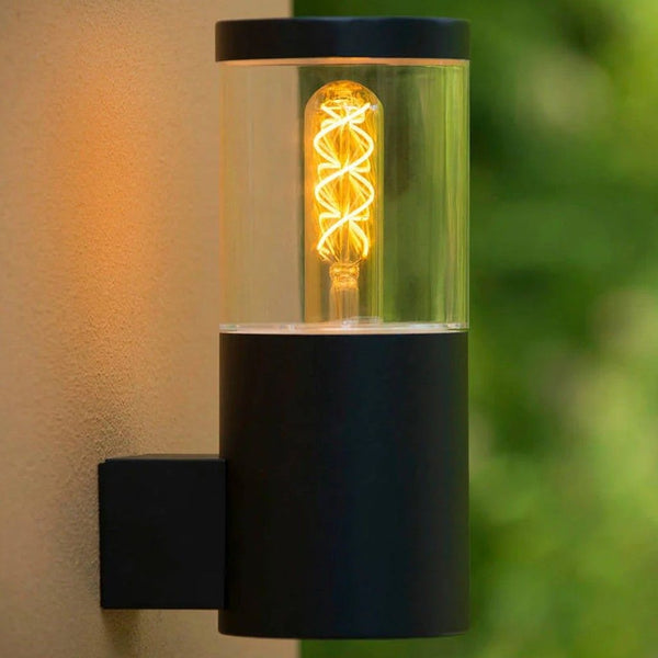 Wandlamp Buiten 1xE27 IP44 Zwart