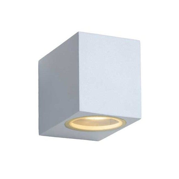 LED Wandspot Buiten LED Dimb. GU10 1x5W 3000K IP44 Wit