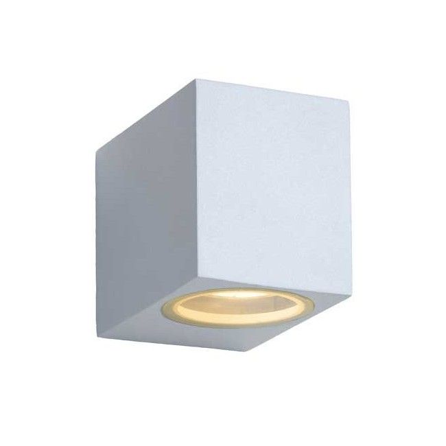 LED Wandspot Buiten LED Dimb. GU10 1x5W 3000K IP44 Wit