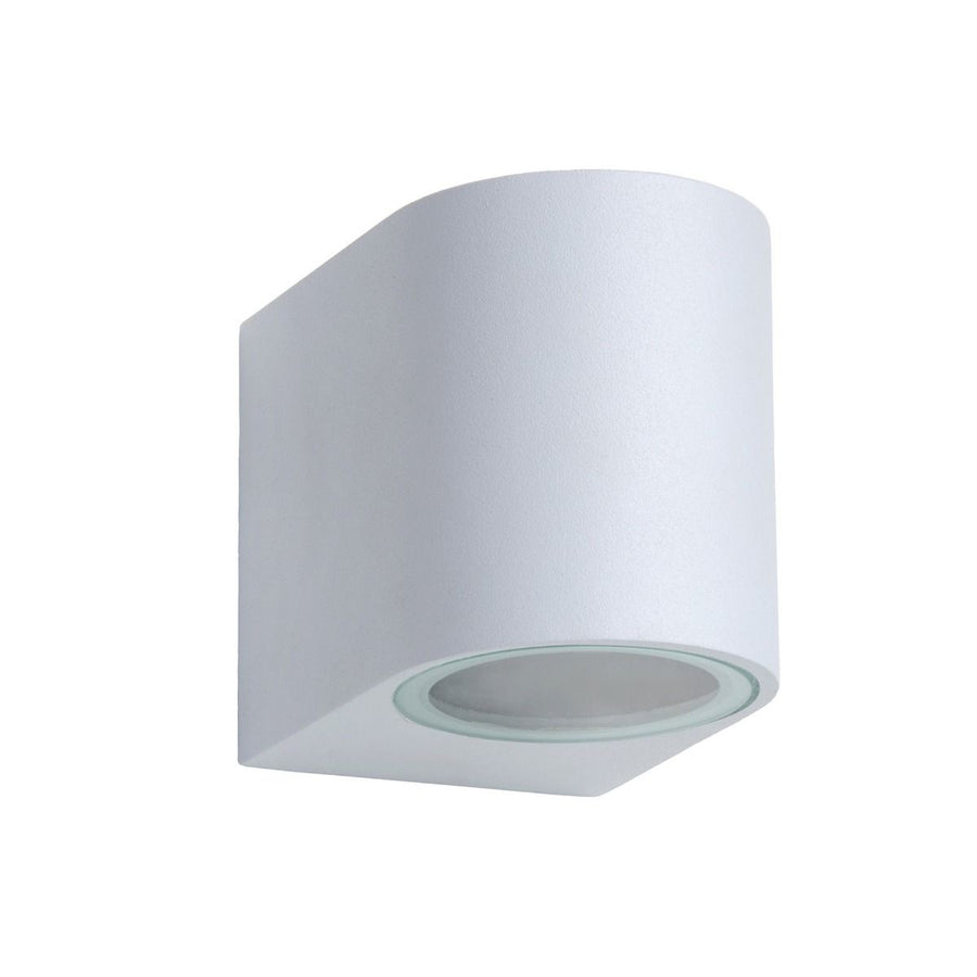 LED Wandspot Buiten LED Dimb. GU10 1x5W 3000K IP44 Wit