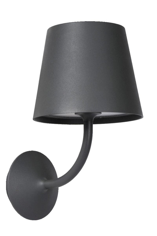 Wandlamp Buiten LED 1x7W 3000K IP65 Zwart