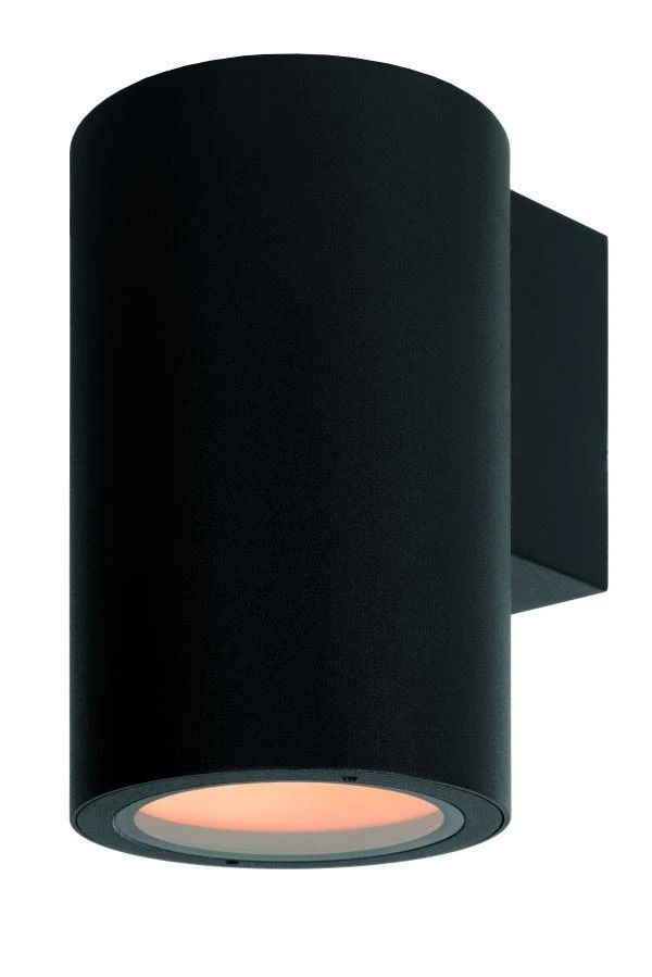 Lucide volantis - wandspot buiten - 1xe27 - ip54 - zwart
