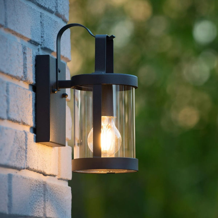 Wandlamp Buiten 1xE27 IP23 Zwart