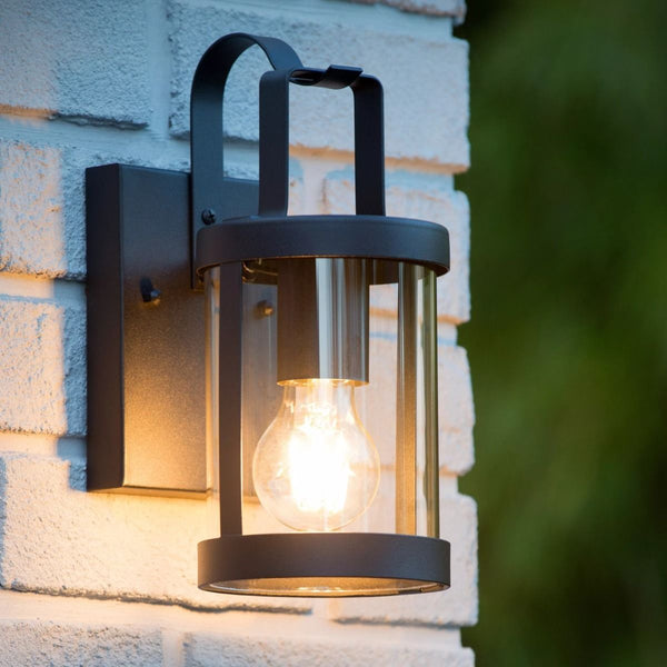 Wandlamp Buiten 1xE27 IP23 Zwart