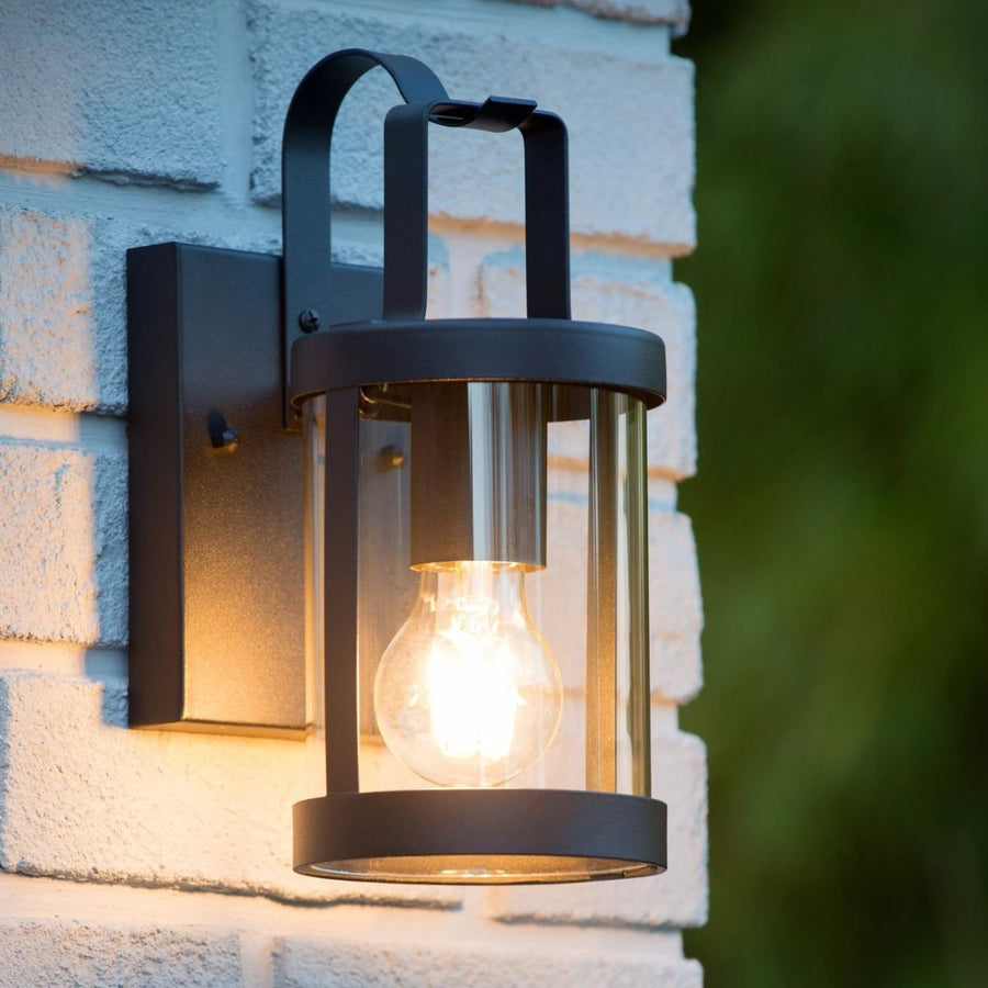 Wandlamp Buiten 1xE27 IP23 Zwart