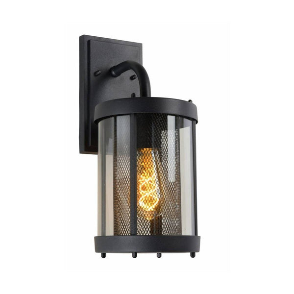 Wandlamp Buiten 1xE27 IP23 Zwart