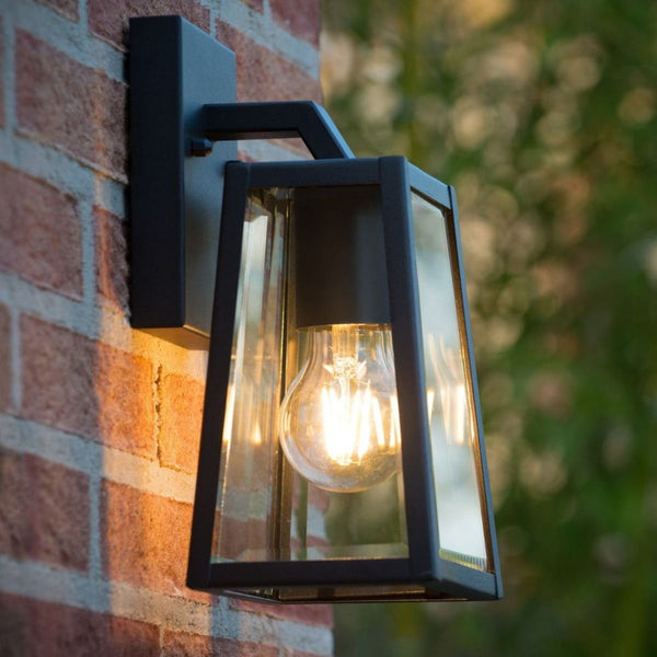 Wandlamp Buiten 1xE27 IP23 Zwart