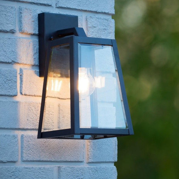 Wandlamp Buiten 1xE27 IP23 Zwart
