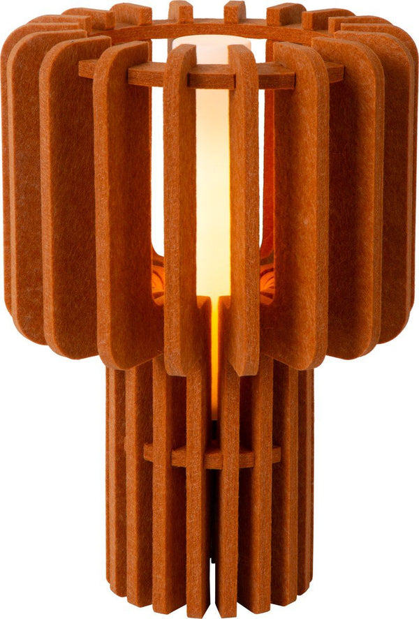 Lucide Rollo - Tafellamp - 1xE27 - Terracotta