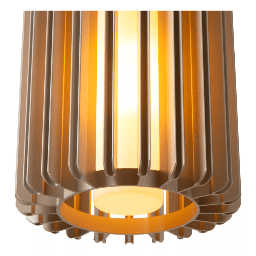LAMBRES Hanglamp-Taupe-3xE27-40W-Alumin.