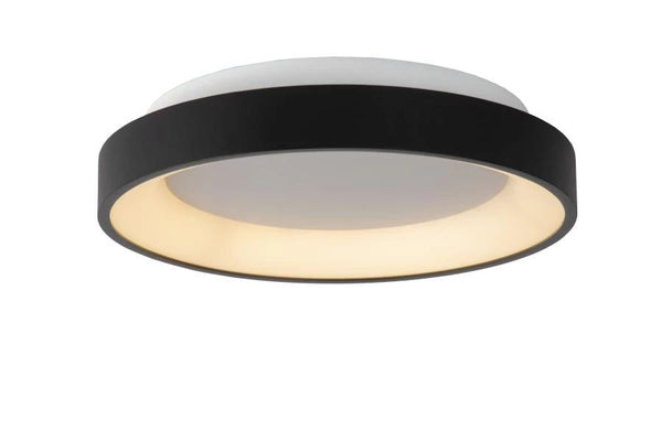 Lucide vidal - plafonnière - ø 28 cm - led dimb. - 1x20w 2700k - mat goud  messing