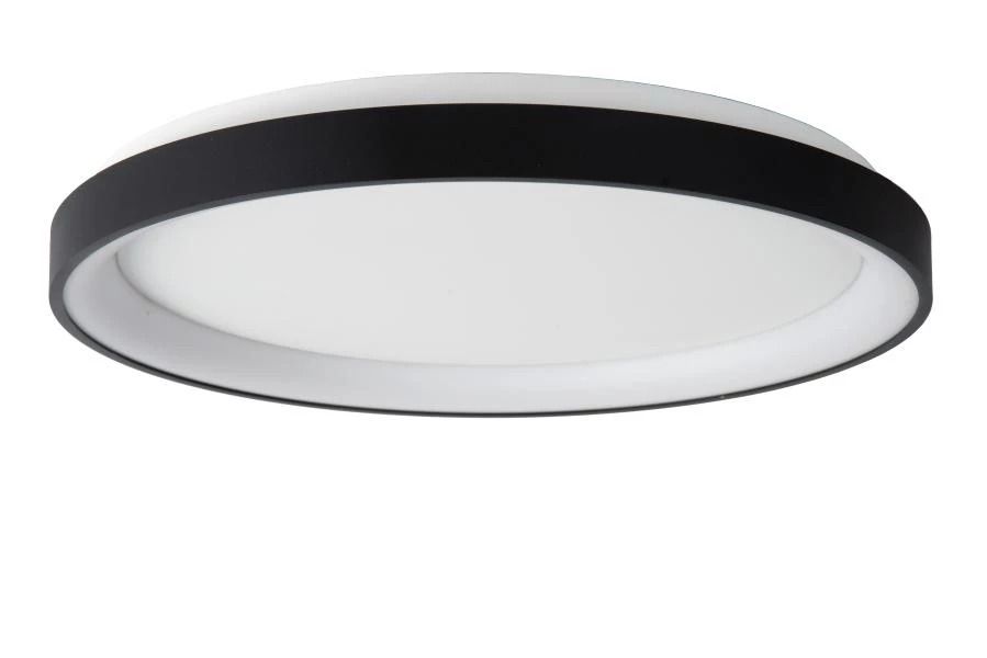 Lucide vidal - plafonnière - ø 48 cm - led dimb. - 1x38w 2700k - zwart