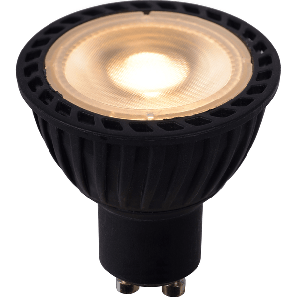 Led lamp Ø 5 cm LED Dim to warm GU10 1x5W 2200K/3000K Zwart