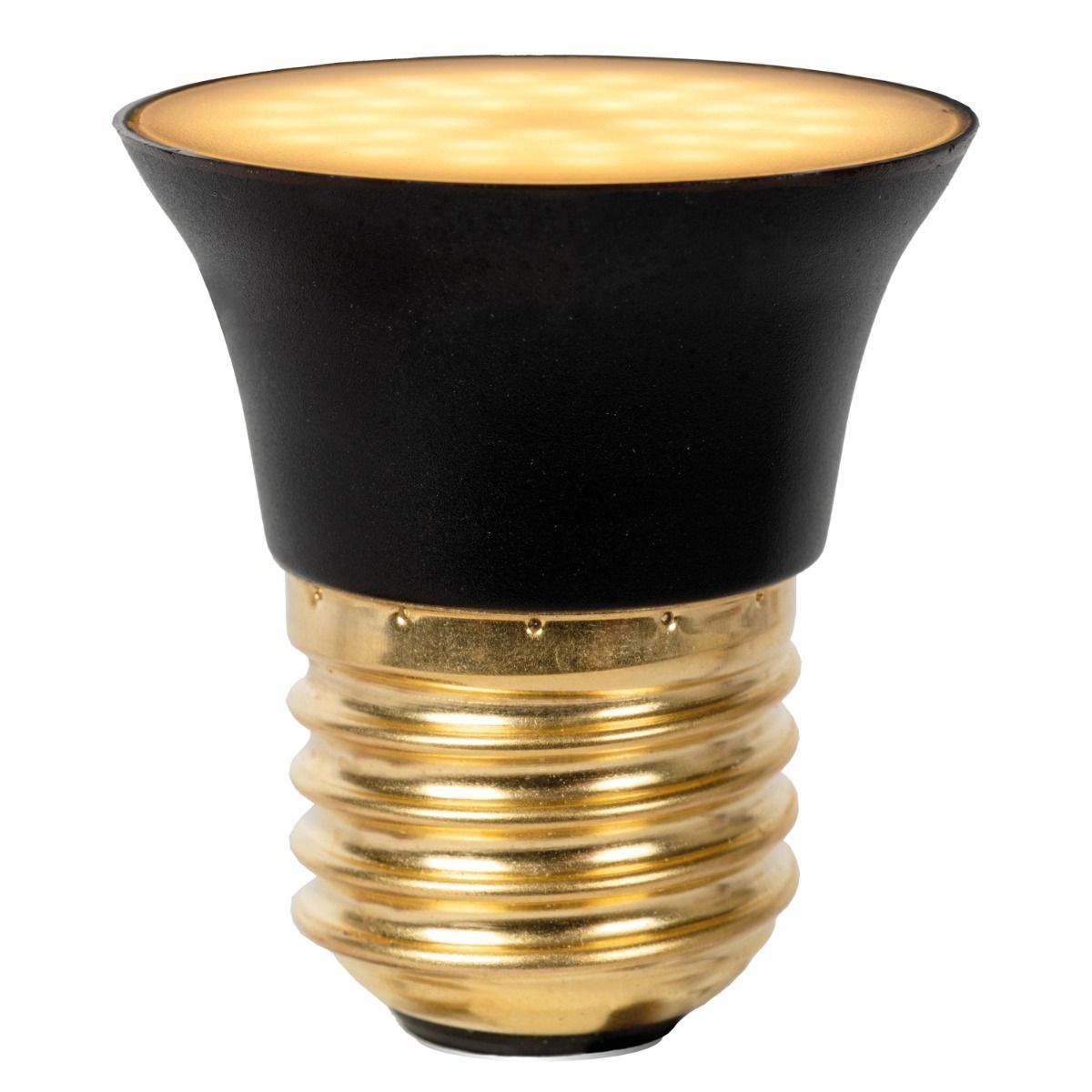 Lucide G45 - Led lamp - Ø 4,3 cm - LED Dimb. - E27 - 1x5W 2700K - 3 StepDim - Zwart
