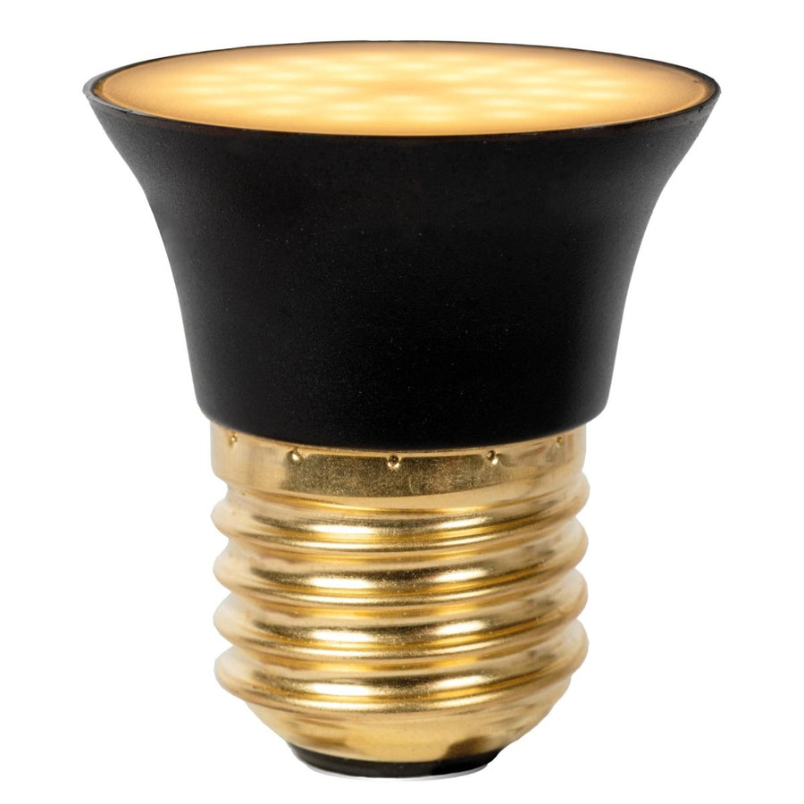 Lucide G45 - Led lamp - Ø 4,3 cm - LED Dimb. - E27 - 1x5W 2700K - 3 StepDim - Zwart