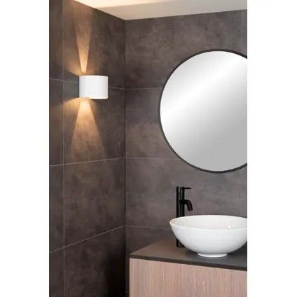 Wandspot Badkamer LED 1x6W 2700K IP54 Wit