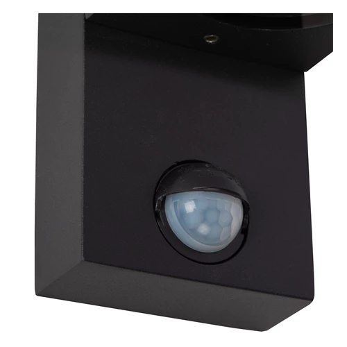 ZARO IR Wandspot Buiten-Zwart-2xGU10-7W-IP65