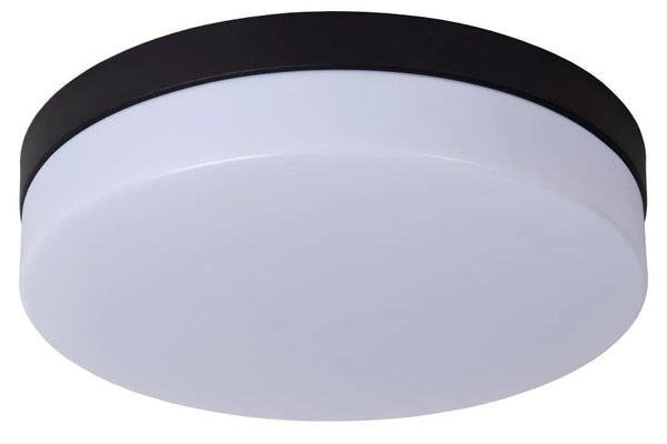 BISKIT Plafonnière Badk.-Zwart-O28-LED-18W-2700K