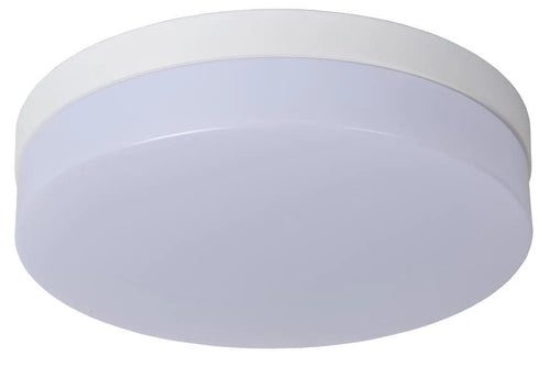 BISKIT Plafonnière Badk.-Wit-O28-LED-18W-2700K