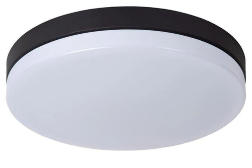 BISKIT Plafonnière Badk.-Zwart-O40-LED-36W-2700K