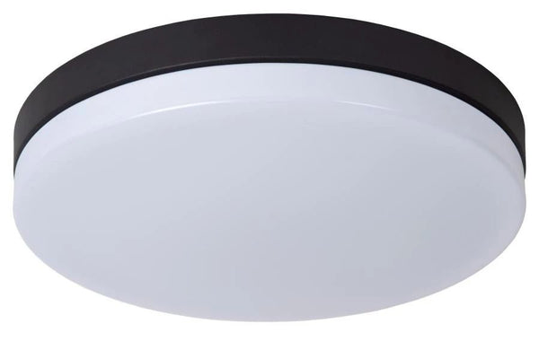 BISKIT Plafonnière Badk.-Zwart-O40-LED-36W-2700K