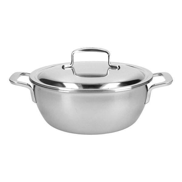 Intense 5 Conische sudderpot 24 cm met dubbelwandig deksel