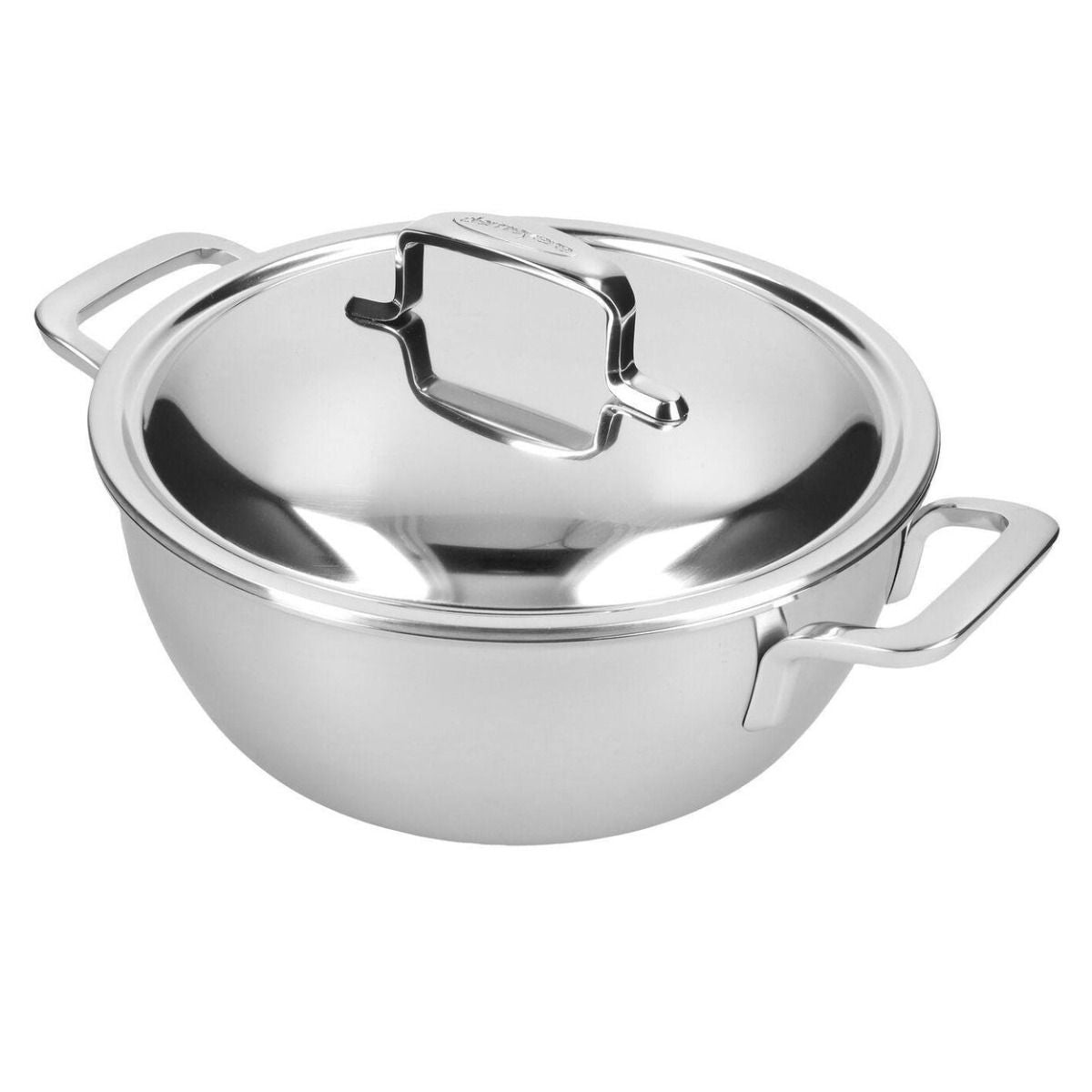 Intense 5 Conische sudderpot 28 cm met dubbelwandig deksel