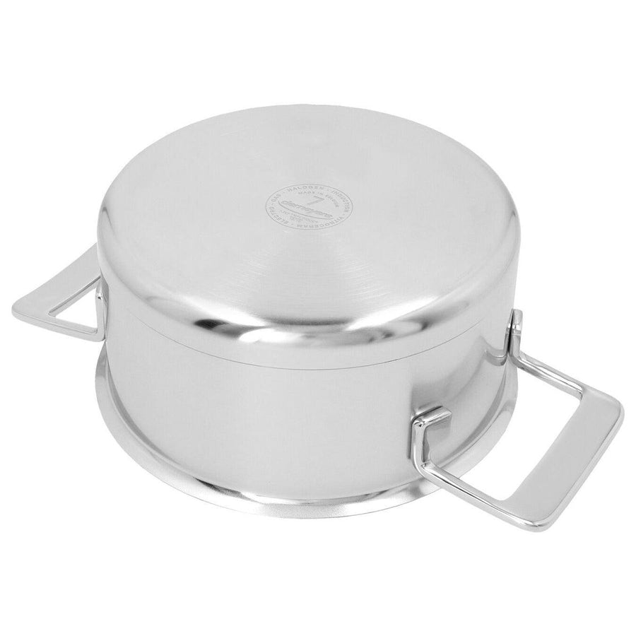 Silver 7 Kookpot 16 cm met dubbelwandig deksel